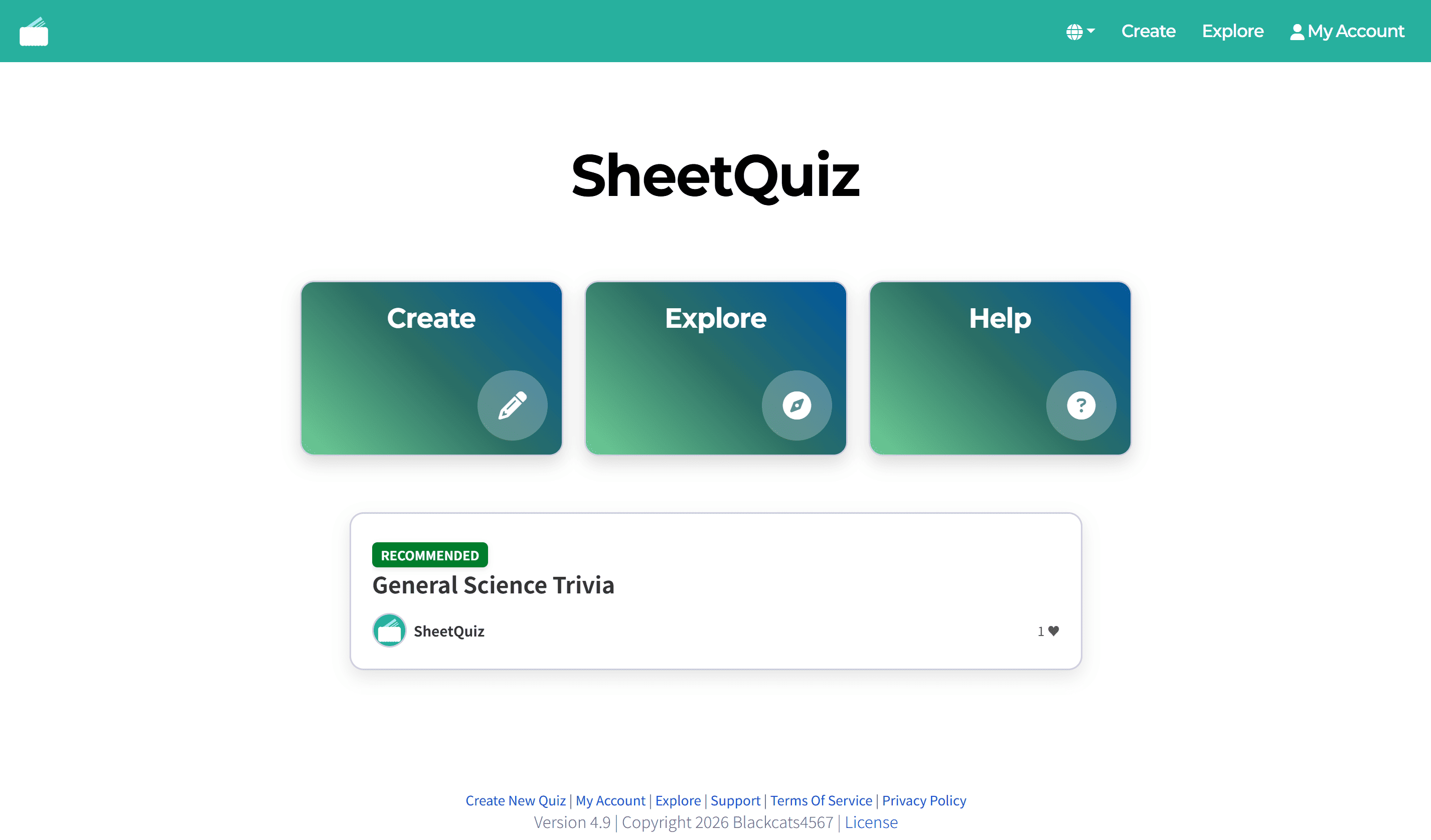 sheetquiz about